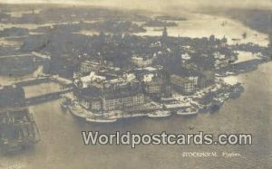 Flygfoto, Stockholm Sweden 1925 