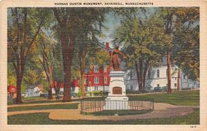 B41424 Hannah Dustin Monument Haverhill Mass   usa