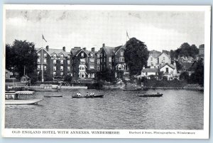 Windermere Westmorland England Postcard Old England Hotel with Annexes c1920's