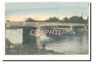 Postcard Old Bridge Billancourt