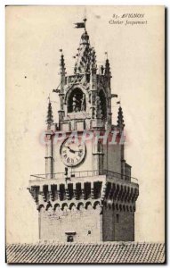 Postcard Old Avignon Tower Jacquemart
