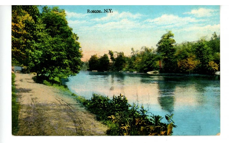 NY - Roscoe. River Scene