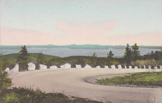 Maine Bar Harbor Cadillac Mountain Road Acadia National Park Albertype