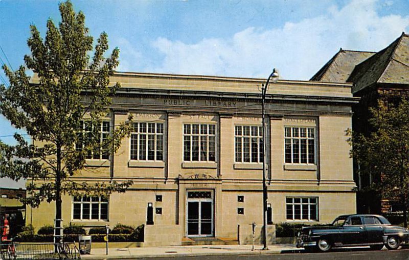 Public Library Erected in 1903 Logansport, Indiana USA