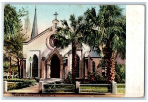 c1910 Trinity Parish Church St. Augustine Florida FL Antique Posted Postcard