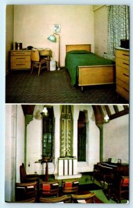 2 Postcards CHICAGO, IL ~ Lobby, Chapel, Room LAWSON Y.M.C.A. c1950s Postcard