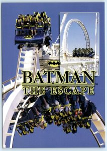 ASTROWORLD, Houston TX ~ Amusement Park BATMAN ESCAPE Roller Coaster 5x7~1999