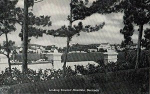 Postcard Looking Toward Hamilton Bermuda