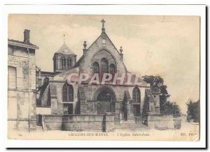 Chalons sur Marne Old Postcard L & # 39eglise St Jean