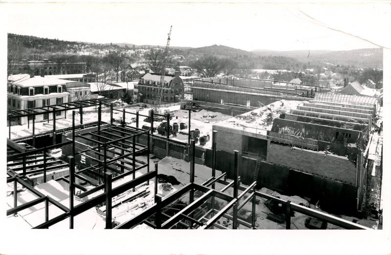 NH - Hanover. Dartmouth College, New Construction in 1950's.   *RPPC    (crease)