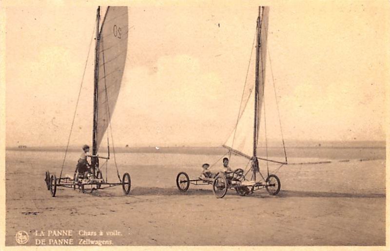 Chars a Voile La Panne Belgium Unused 