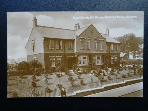 Lancashire KIRKHAM Superintendant's House CHILDRENS HOME - Old RP Postcard