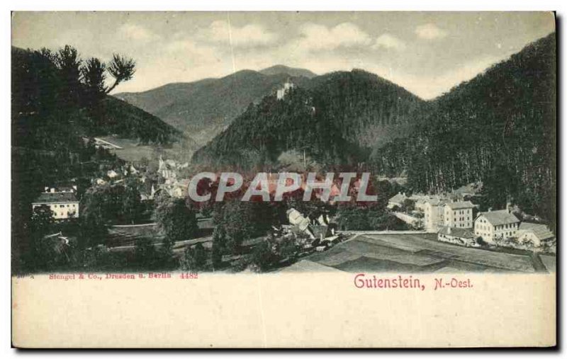 Postcard Old Gutenstein N Oest