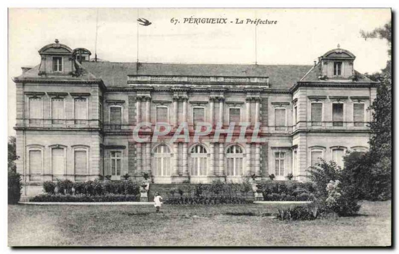 Old Postcard Prefecture Perigueux