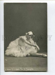 299313 VILL Russian BALLET DANCER SWAN old AUTOGRAPH PHOTO 