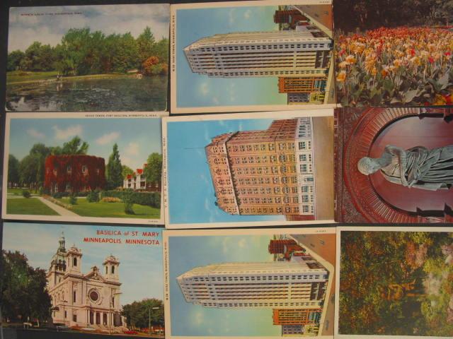 MINNEAPOLIS & ST PAUL MN Lot of 18 Old Postcards