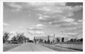 Fargo North Dakota Veterans Facility Entrance Real Photo Postcard AA75743