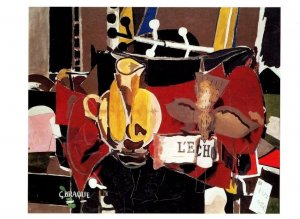 Georges Braque The Echo Oil Painting London RA Postcard