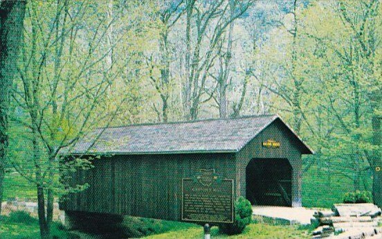 Ohio Columbiana County The Thomas J Malone Covered Bridge Spans