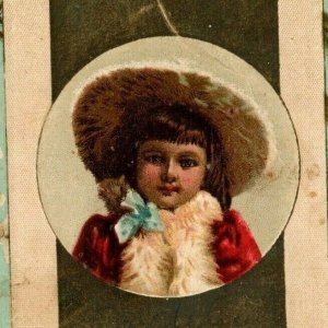 Vintage 1890's Victorian Trade Card Lion Coffee Woolson Spice Co. Toledo Ohio