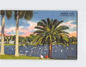 Postcard Mirror Lake, St. Petersburg, Florida
