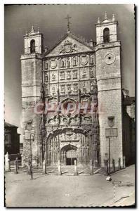 Postcard Modern Vall Dolid Fachada de la Iglesia de San Pablo