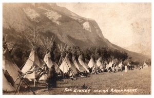 Stoney Indian Encampment