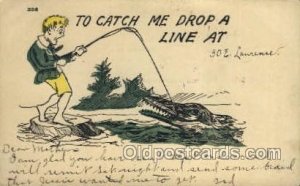 Fishing postal used unknown 