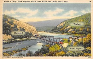 Where Two Rivers and Three States Meet, Harpers Ferry, WV