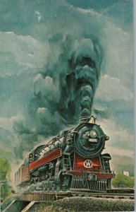 Mountaineer New York Ontario Western Engine 405 Catskill Mountains Lithograph