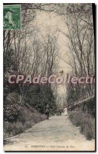 Old Postcard Suresnes Little Road Fort