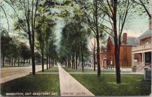 Vansittart Avenue Woodstock Ontario ON Unused Postcard D70