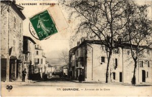 CPA Courpiere Avenue de la Gare FRANCE (1284887)