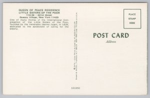 State View~Queen Peace Residence Little Sisters Poor Queens NY~Vintage Postcard