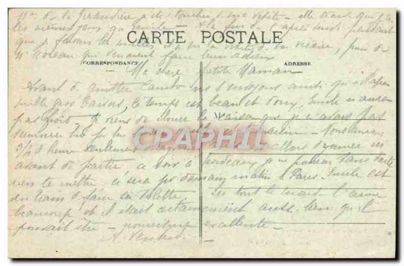 Old Postcard Cambo Les Bains View Taking The Terraces