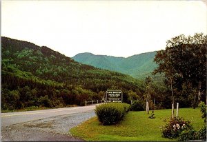 Canada Nova Scotia Cape Breton National Park Entrance