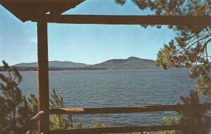 JACKMAN, ME  Maine      ATTEAN LAKE RESORT     Lake View     Roadside Postcard