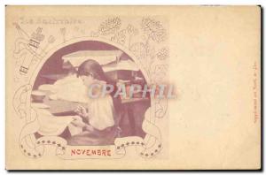 Old Postcard The Sagittarius Horoscope November Child