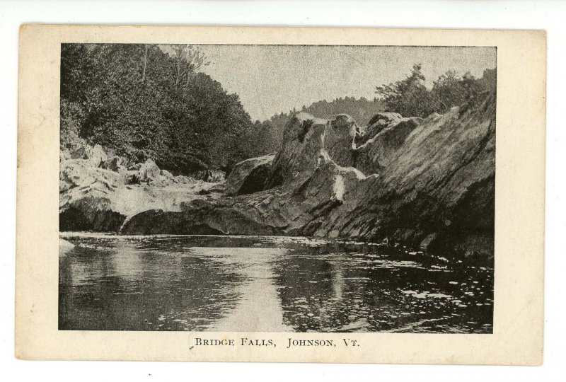 VT - Johnson. Bridge Falls