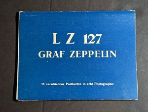 Germany LZ 127 Graf Zeppelin Set of 10 Mint RPPC Postcards Booklet 2