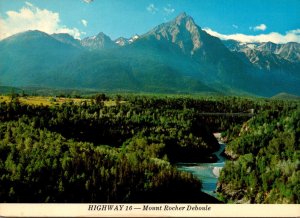 Canada British Columbia Mount Rocher Deboule Highway 16