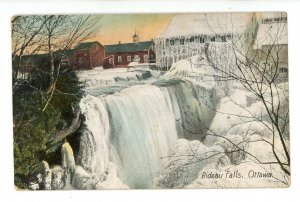 Canada - ON, Ottawa. Rideau Falls   (crease)