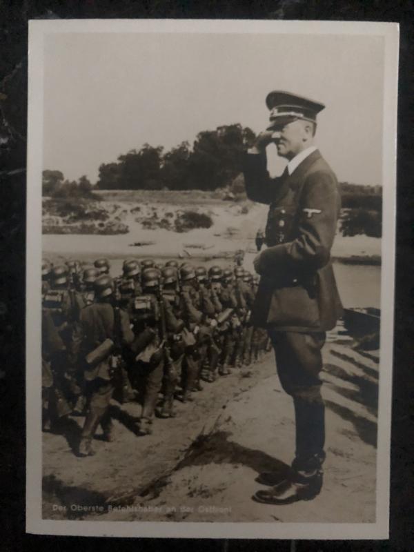 1941 Lublin Germany Real picture Postcard RPPC cover commander on the east front