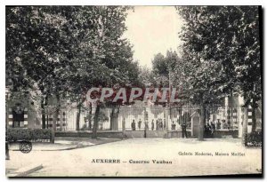 Postcard Old Barracks Vauban Auxerre Army