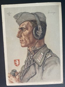 Mint Germany Picture Postcard Army Lieutenant Hugo Primozic