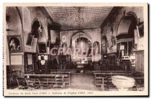 Old Postcard Tomb of the Saint of Ars Interior of the Church of Ars (Ain)