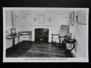 Hampshire: CHAWTON Jane Austin's Bedroom - Old RP Postcard