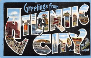 Greetings From Atlantic City, New Jersey USA 1953 