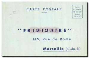 Postcard Old Advertisement Refrigerator Rome Marseille Street