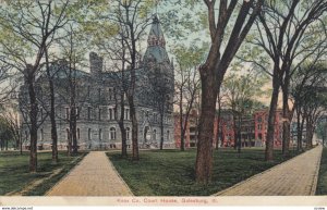 GALESBURG, Illinois, 1907; Knox Co. Court House